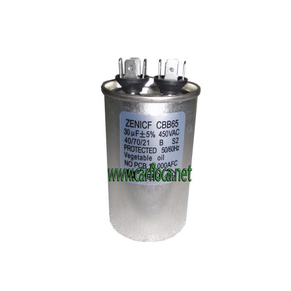 CAPACITADOR ZENICF 30 Mfd 440VAC MTTO (1)