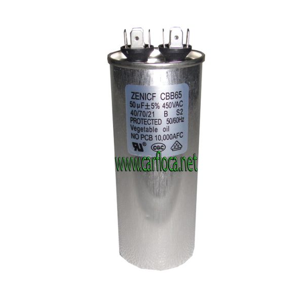 CAPACITADOR ZENICF 50 Mfd 440VAC MTTO (1)